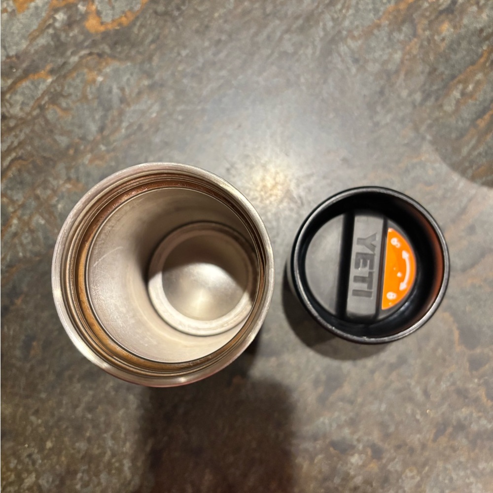YETI Rambler 12 oz Navy BPA Free Bottle with Hotshot Cap - Picture 7 of 8